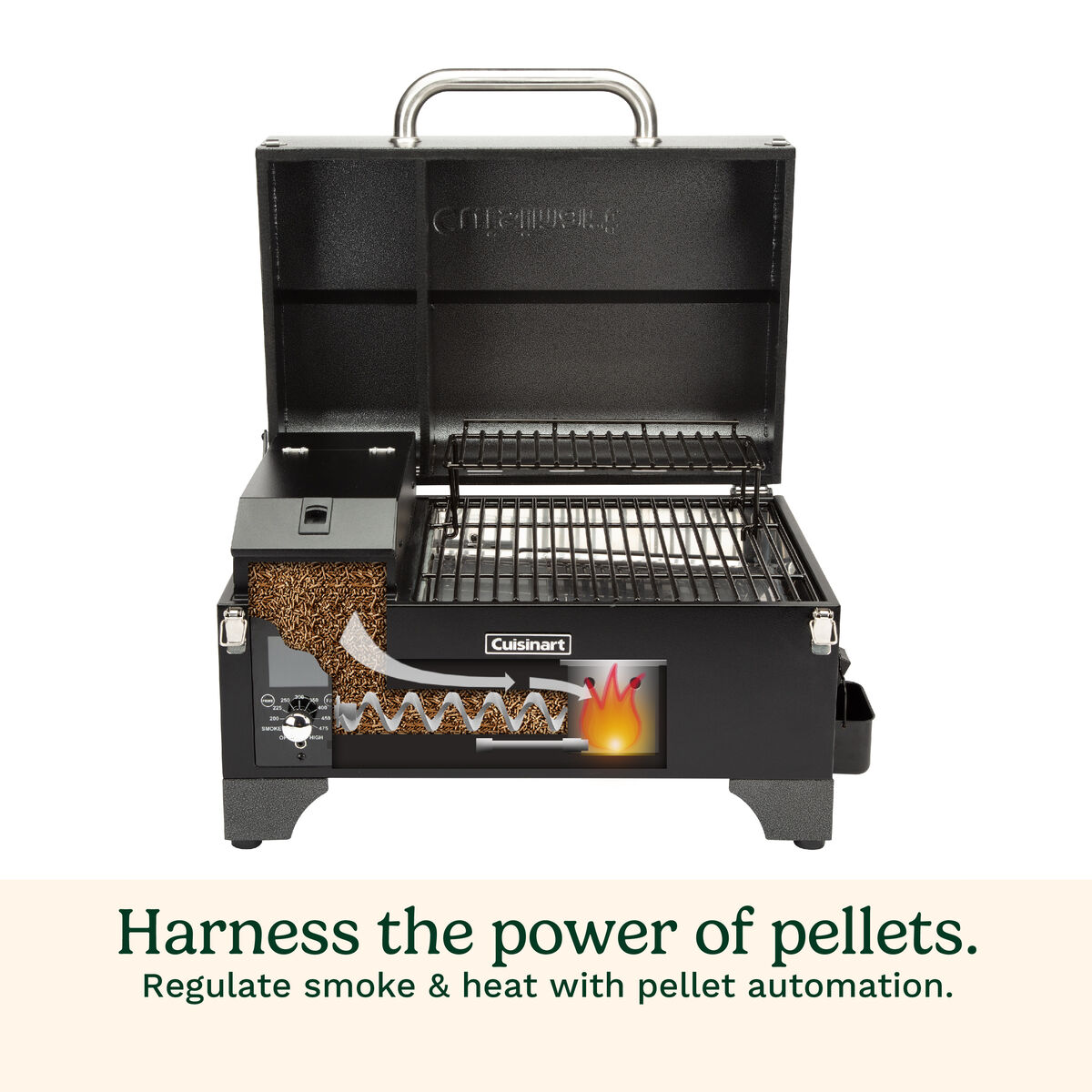 Portable Wood Pellet Grill and Smoker