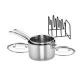 Discontinued SmartNest&reg; Stainless Steel 5 Piece Saucepan Set 1