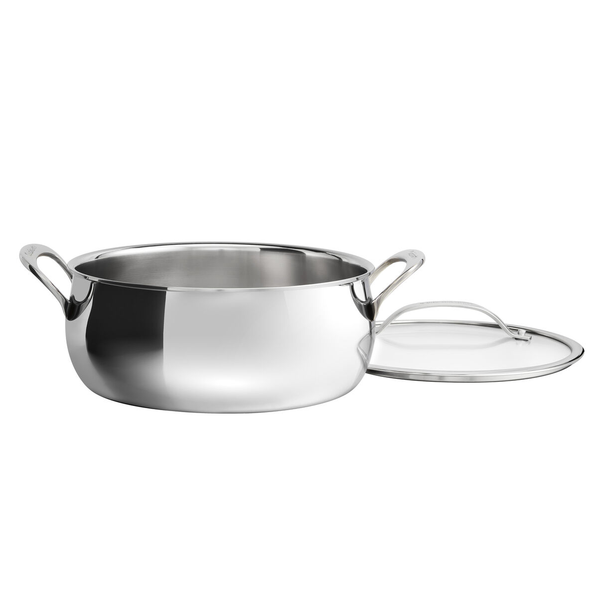 PureClad&trade; Triple-Ply 4.5 Qt. Stainless Steel Dutch Oven wth Cover 1