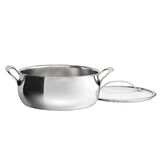 PureClad&trade; Triple-Ply 4.5 Qt. Stainless Steel Dutch Oven wth Cover 1
