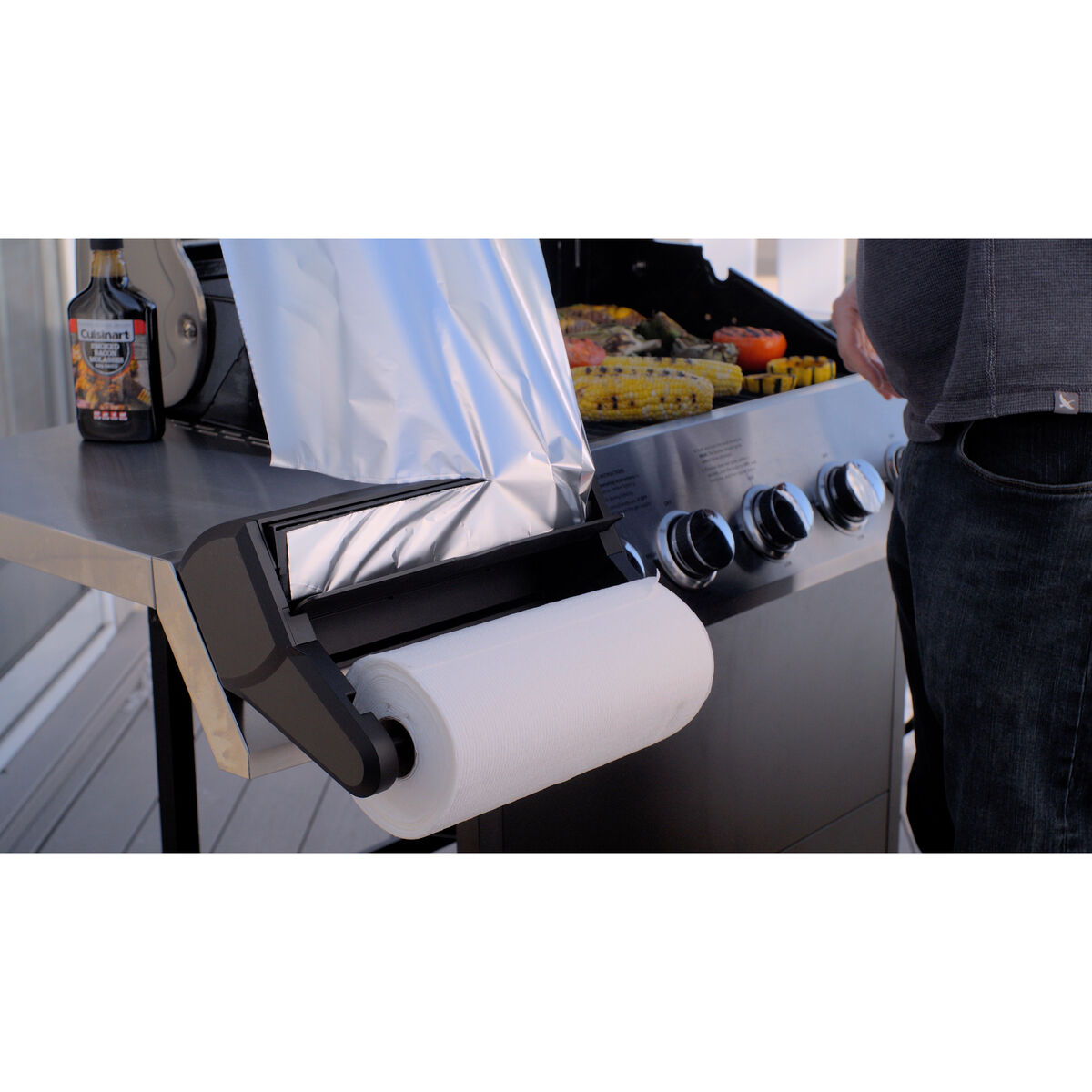 Magnetic Paper Towel and Foil Holder 13