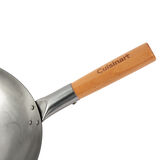 14" Carbon Steel Hammered Wok (Round) 7