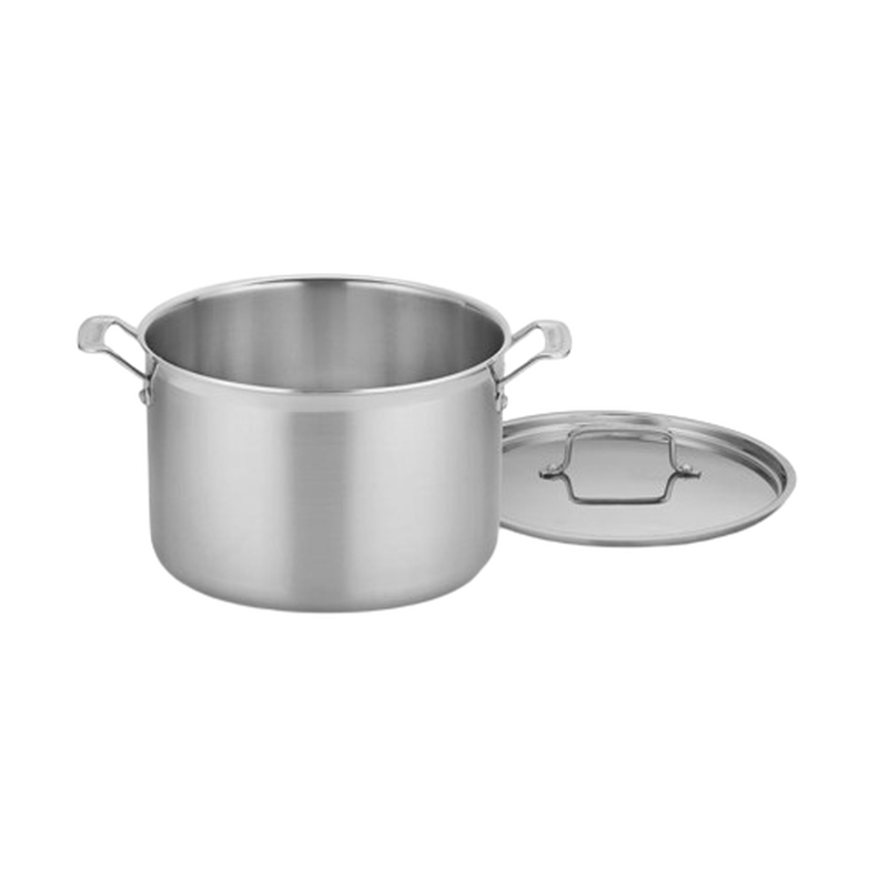 MultiClad Pro Triple Ply Stainless Cookware 12 Quart Stockpot with Cover