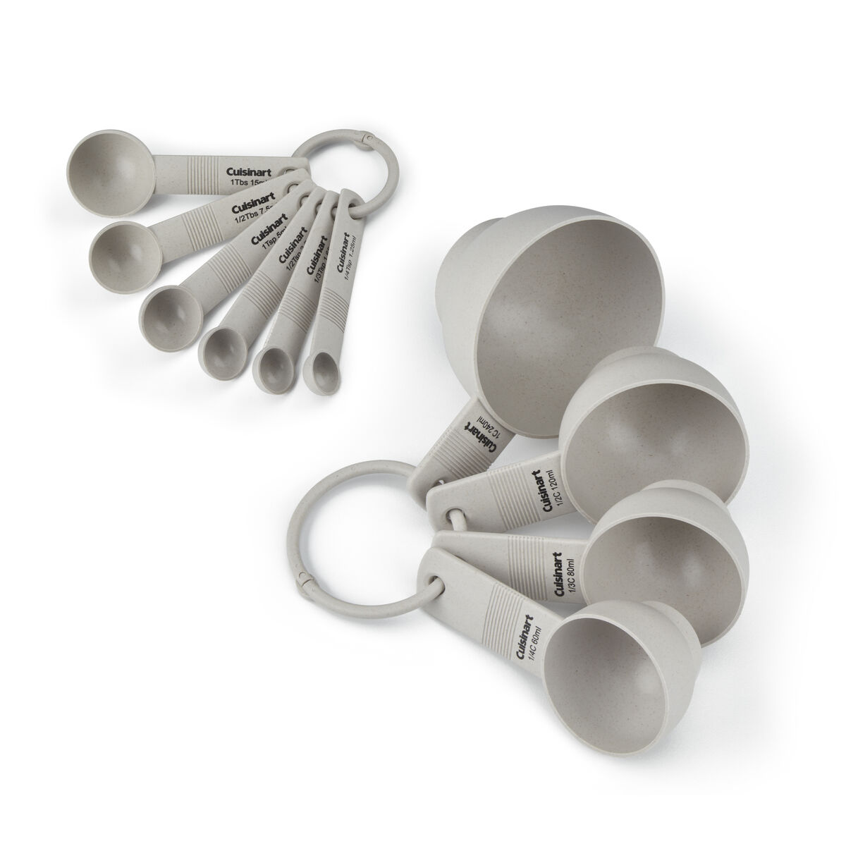 Discontinued 10pc Bamboo Fiber Measuring Cup and Spoon Set 1