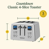 4 Slice Countdown Metal Toaster