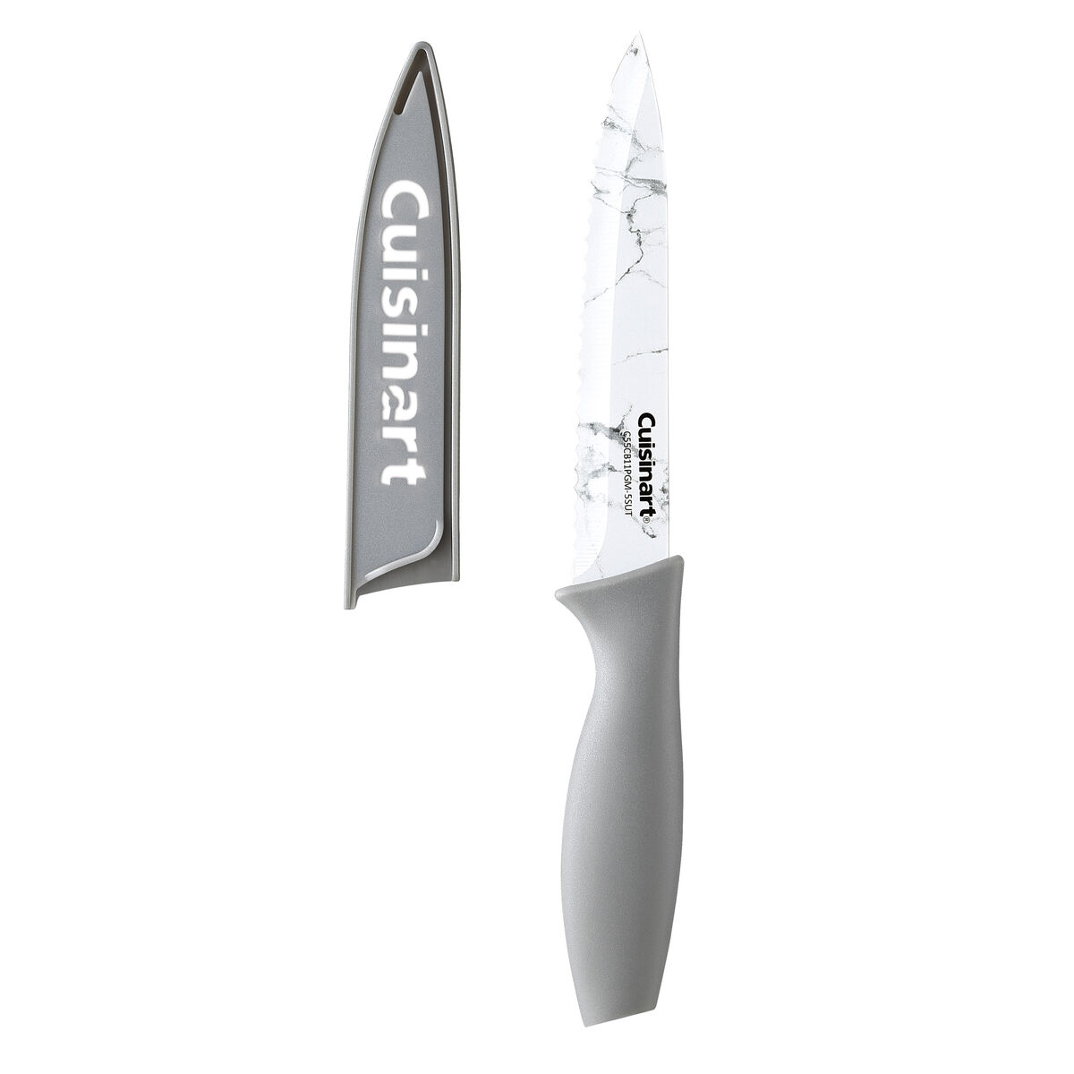 Discontinued Advantage 11pc Knife & Cutting Board Set - Grey Marble 5