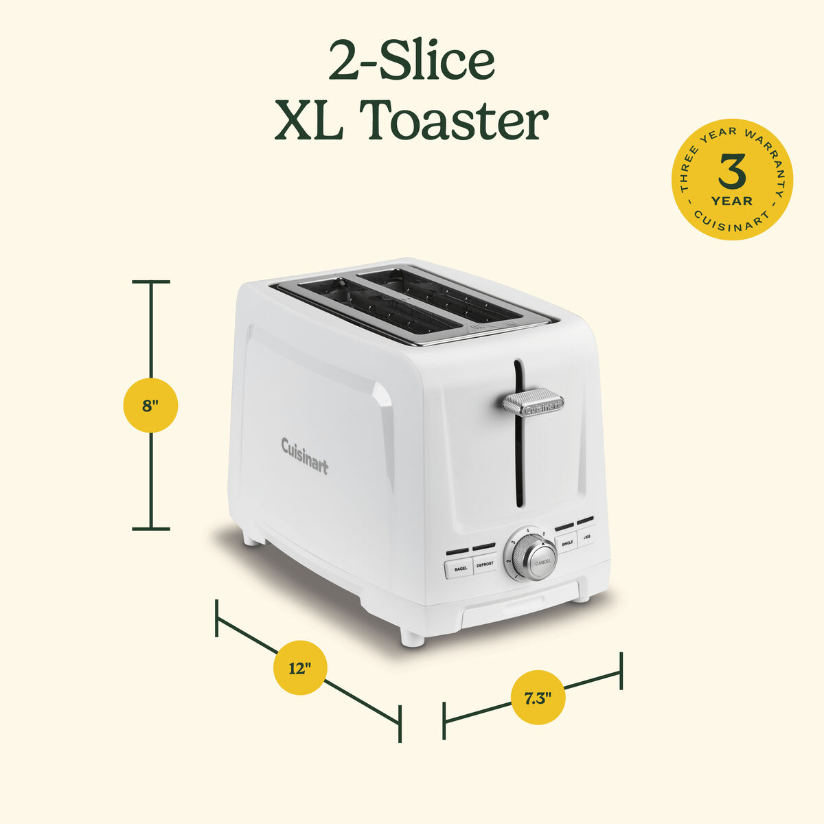 2-Slice XL Slot Toaster 7