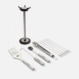 Carousel Stainless Steel Grill Tool Set (10-Piece) 6