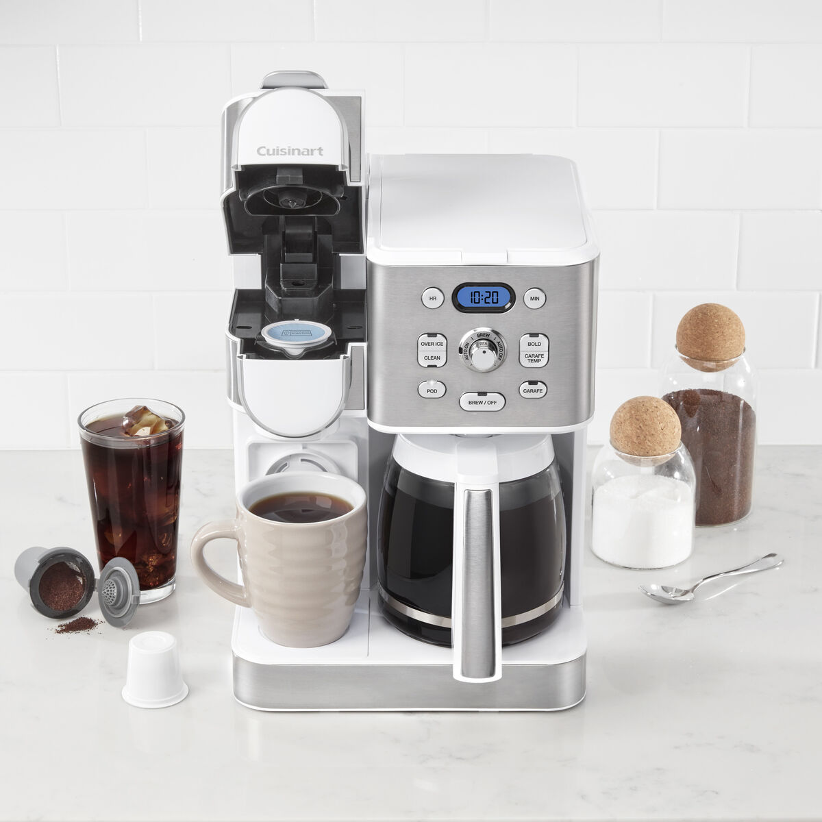 Discontinued Coffee Center&reg; 2-in-1 Coffee Maker Black Stainless 4