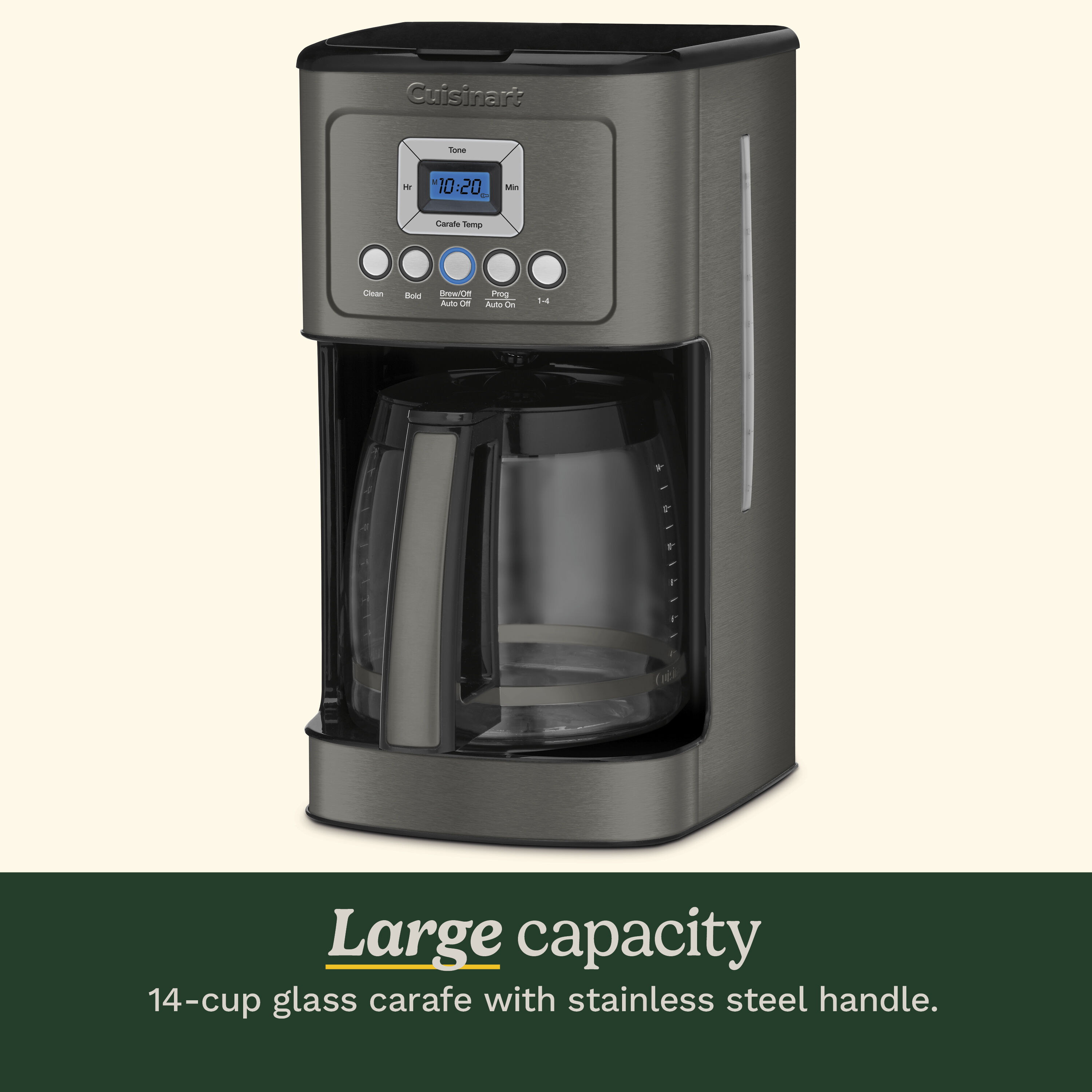 14-Cup Programmable Coffeemaker (Black) - Cuisinart