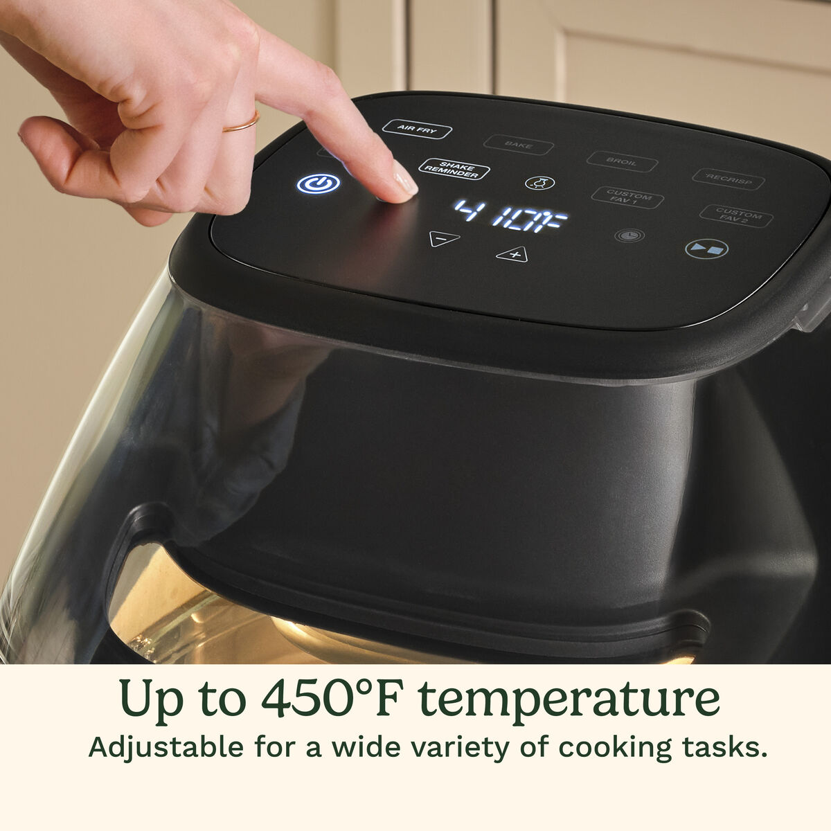 ClearView 4-quart Glass Basket Air Fryer