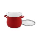 Discontinued Contour Enamel on Steel 12 Quart Stockpot with Cover 1