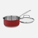 Discontinued Chef's Classic&trade; Stainless Color Series 1.5 Qt. Saucepan with Cover 1