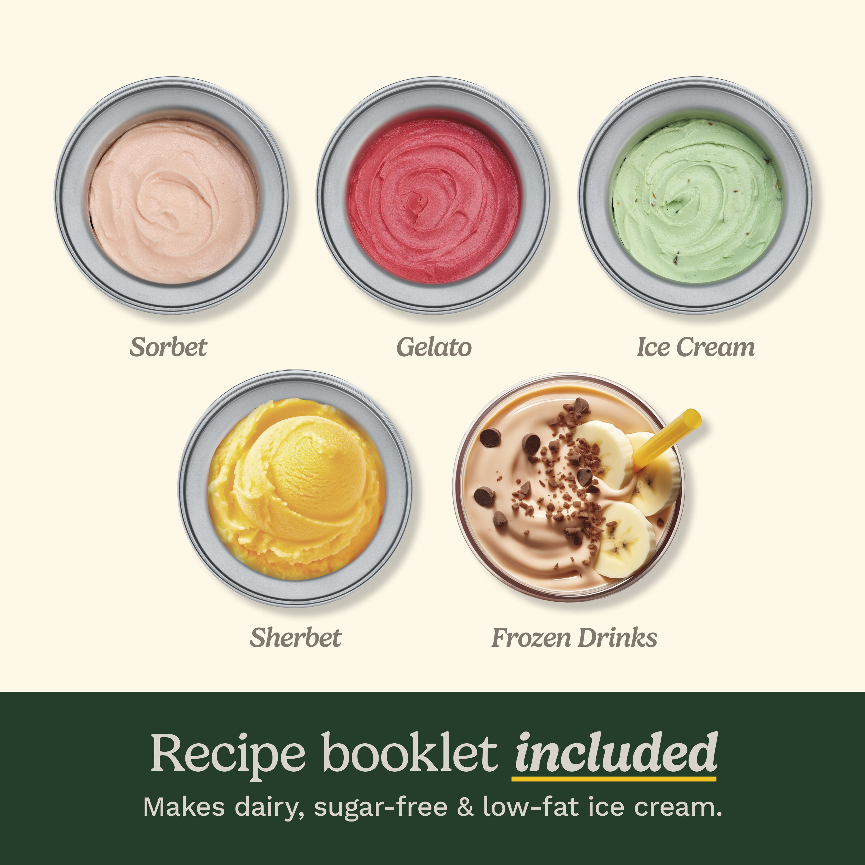 Frozen Yogurt - Ice Cream & Sorbet Maker - Thumbnail 4