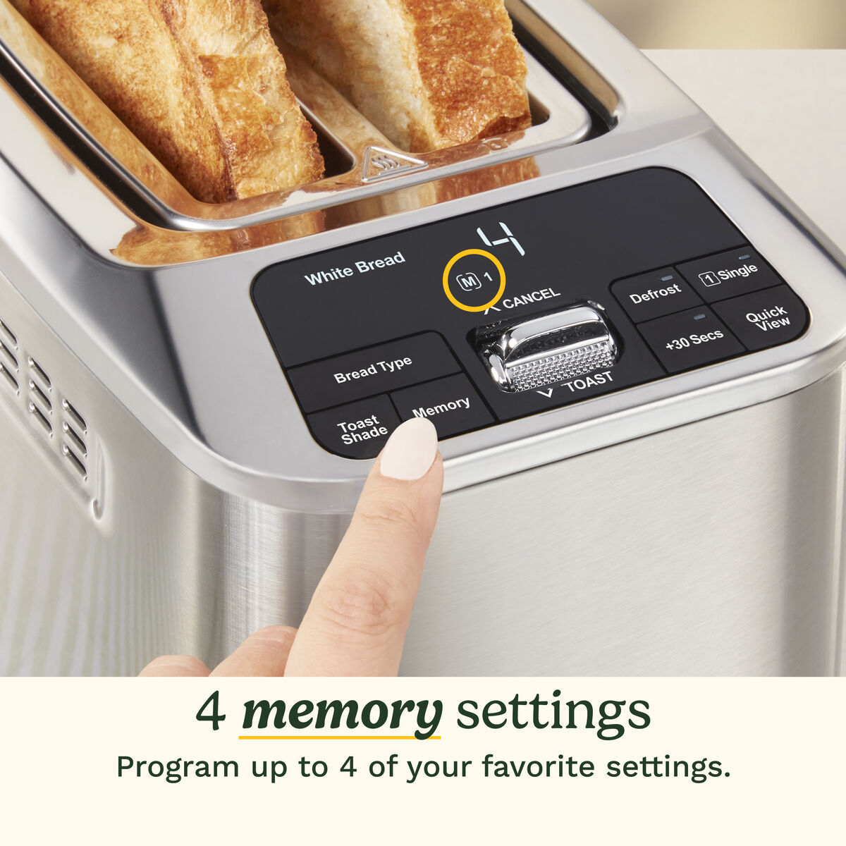 2-Slice Motorized Digital Toaster 6