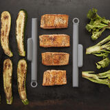 2 Piece Silicone Griddle Food Dividers 6