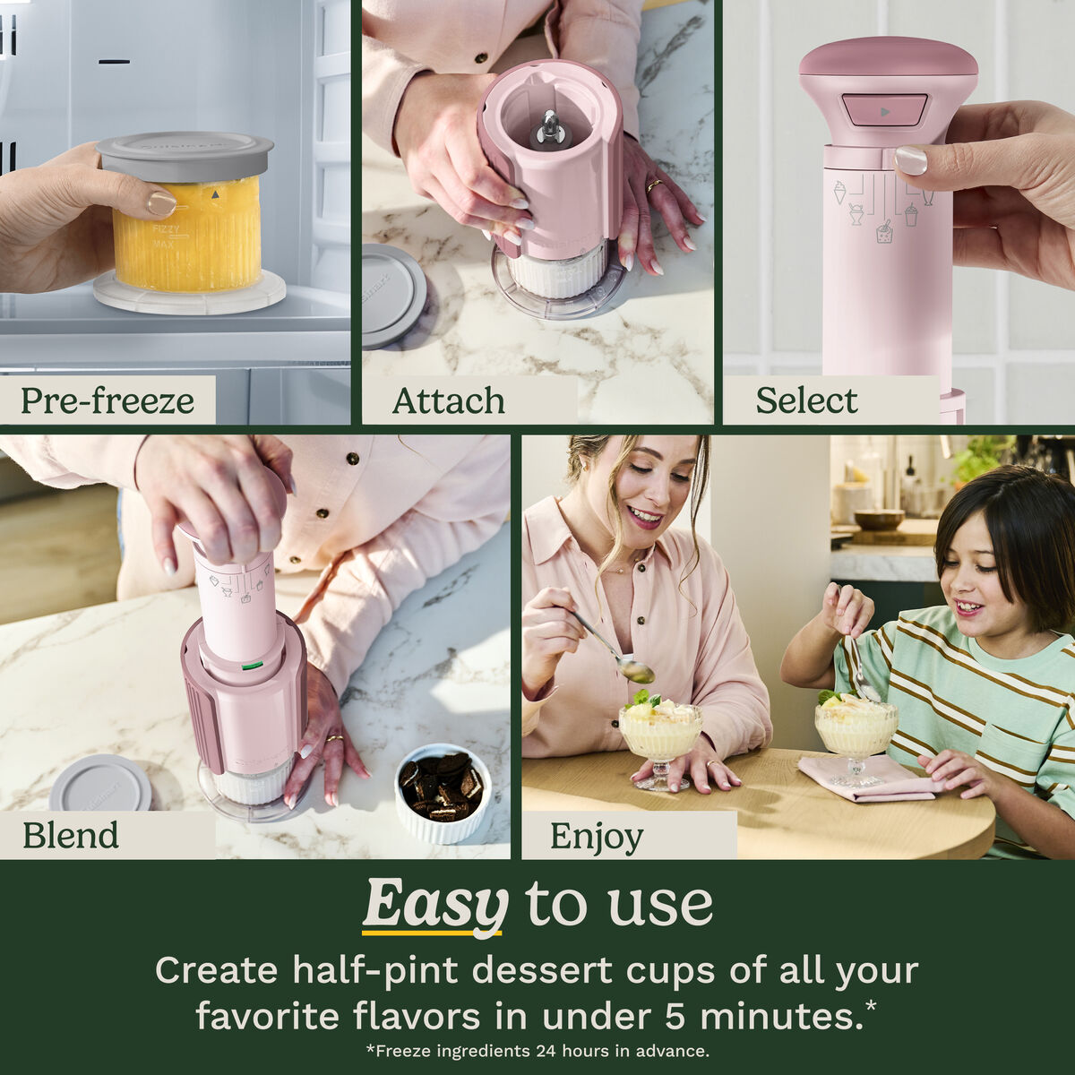 FastFreeze&trade; Ice Cream Maker - &frac12;-pint 7