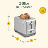 2-Slice XL Slot Stainless Steel Toaster