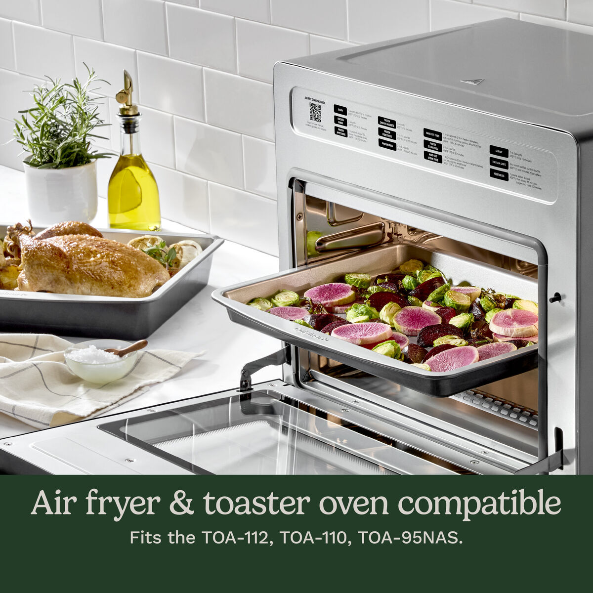 Chef's Confidence&trade; Stackable Ceramic Nonstick Bakeware 6