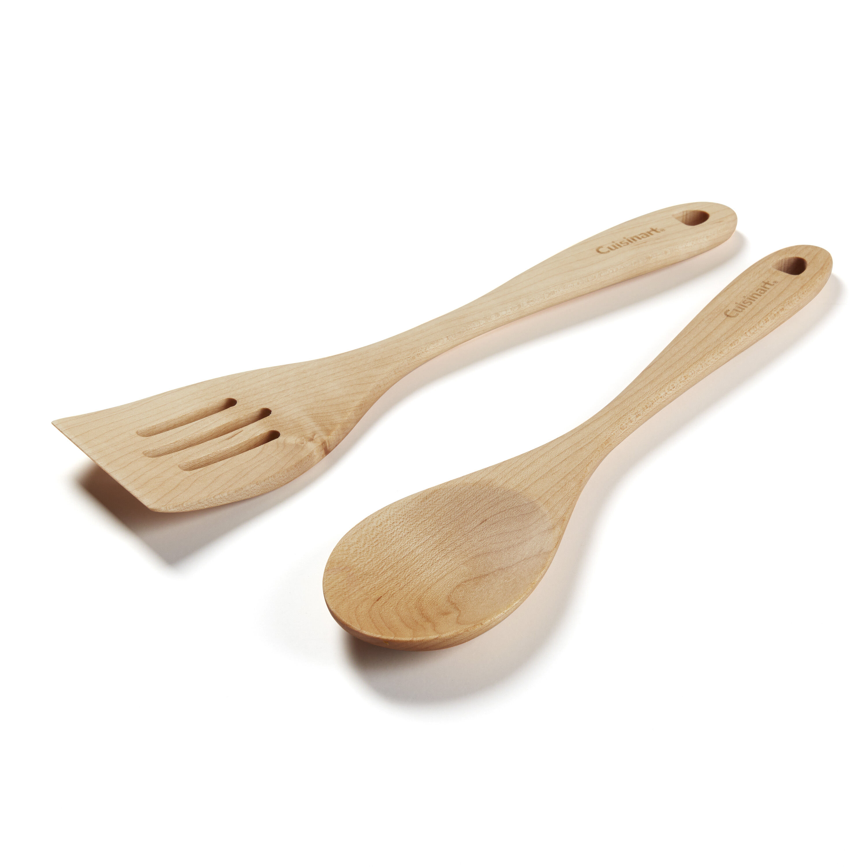GreenGourmet® Maple Wood 2-Pc Tool Set (Slotted Turner & Solid