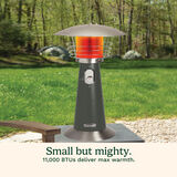 Portable Tabletop Patio Heater-Dk.Gray 3