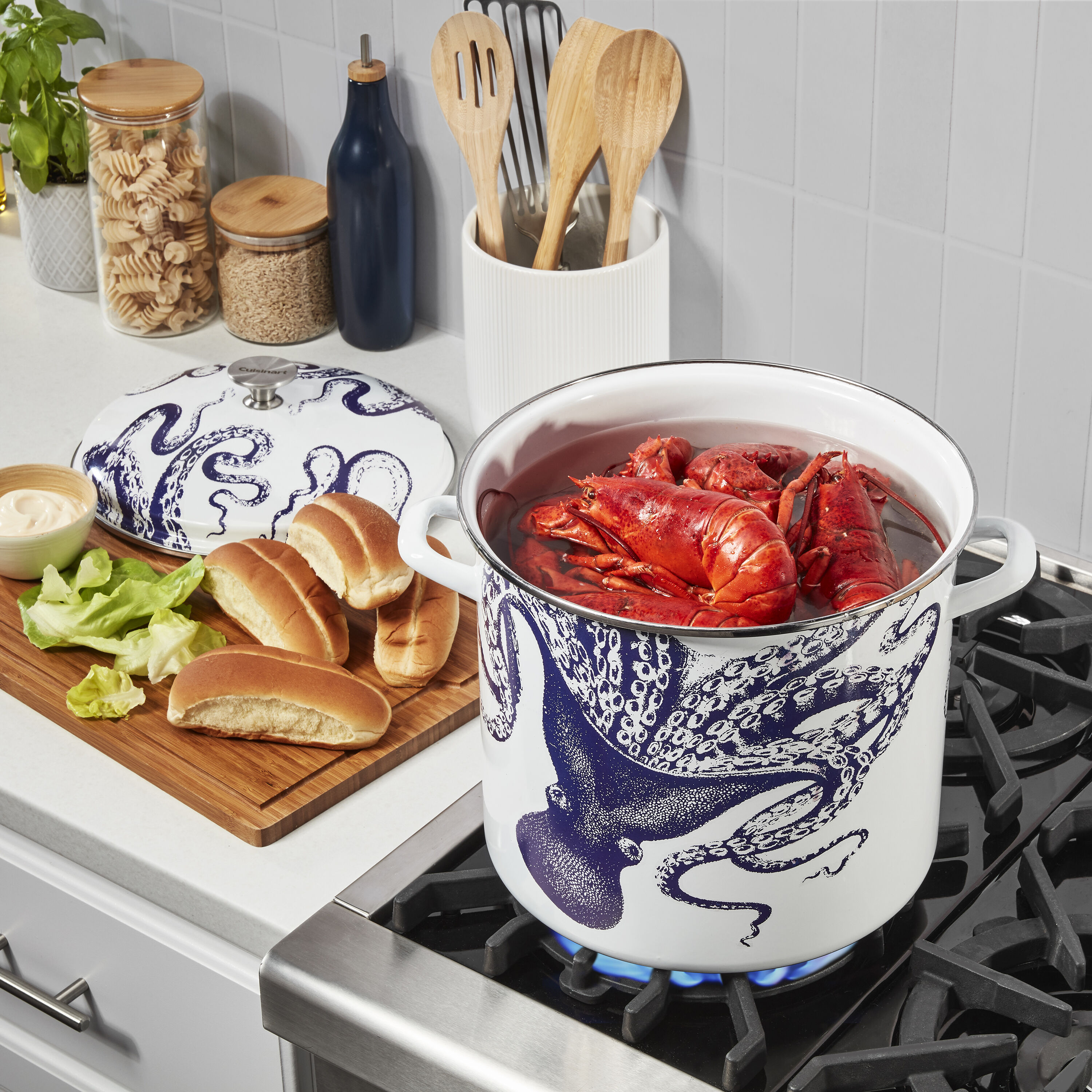 Discontinued Caskata™ Lucy 16 Qt. Enamel on Steel Stockpot with