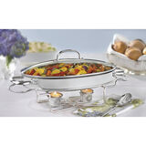 Classic Entertaining Collection 13.5" Oval Buffet Server 2