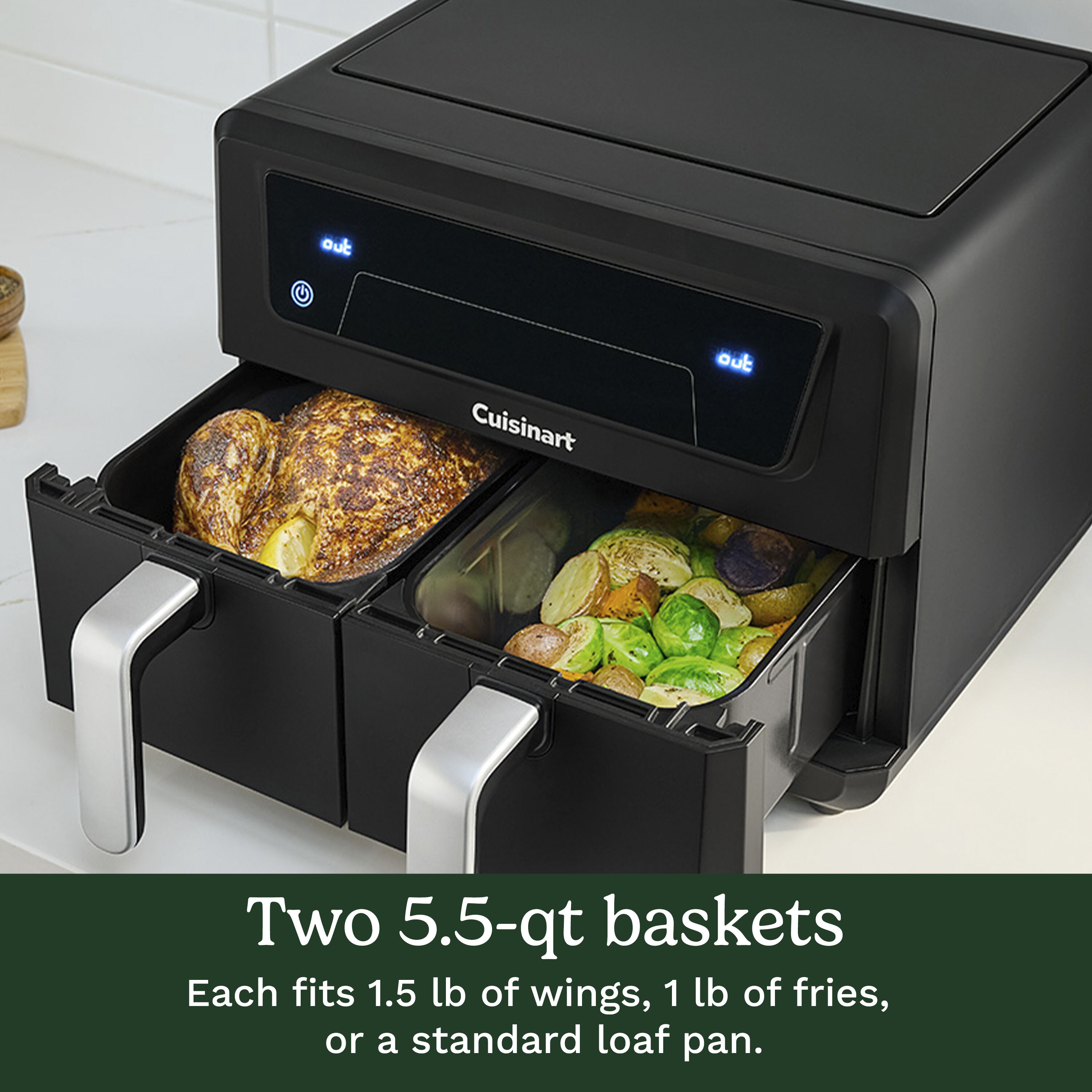 11-qt Dual Basket Air Fryer - Cuisinart