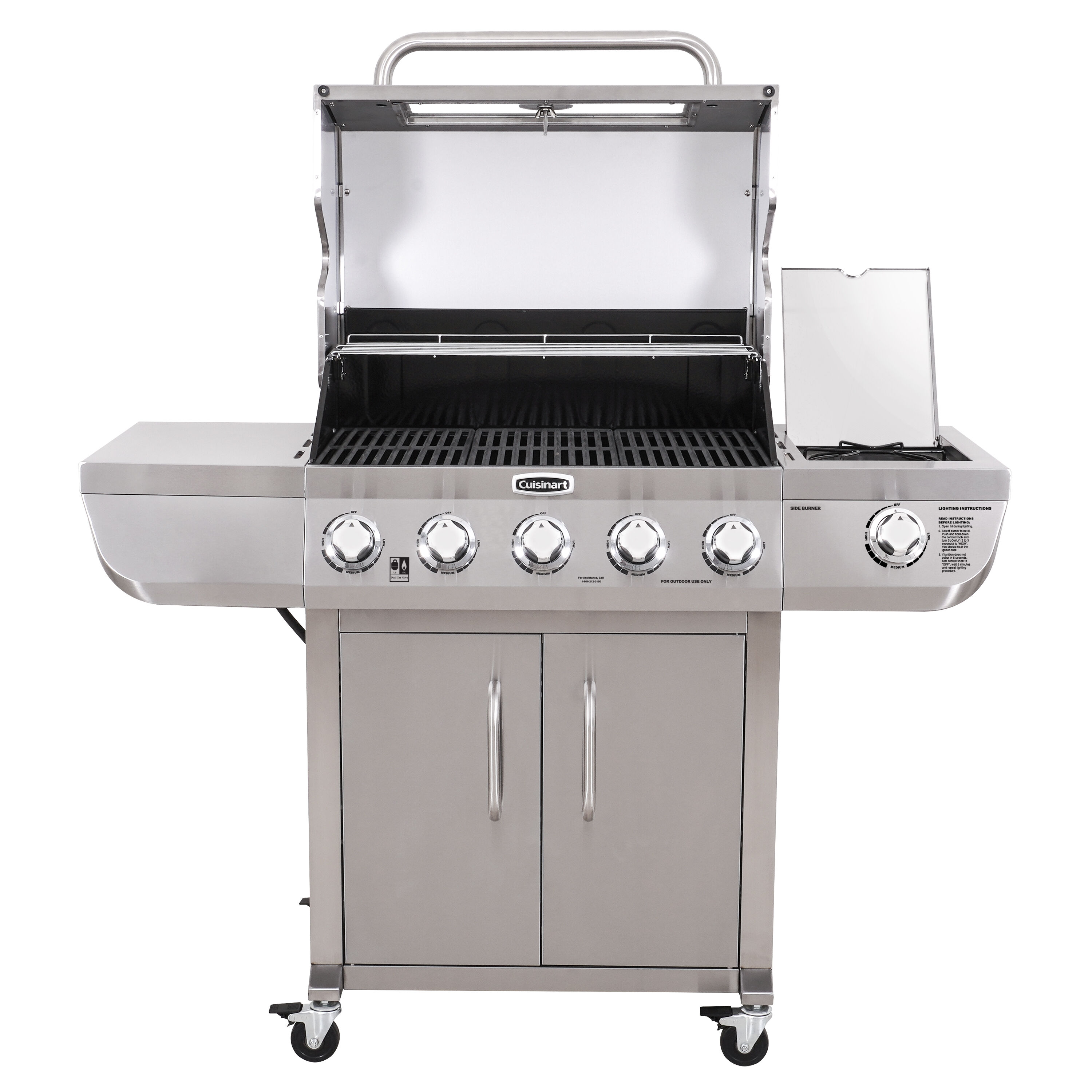 Discontinued Five Burner Dual Fuel Gas Grill Cuisinart
