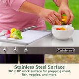 Outdoor BBQ Prep Cart 3