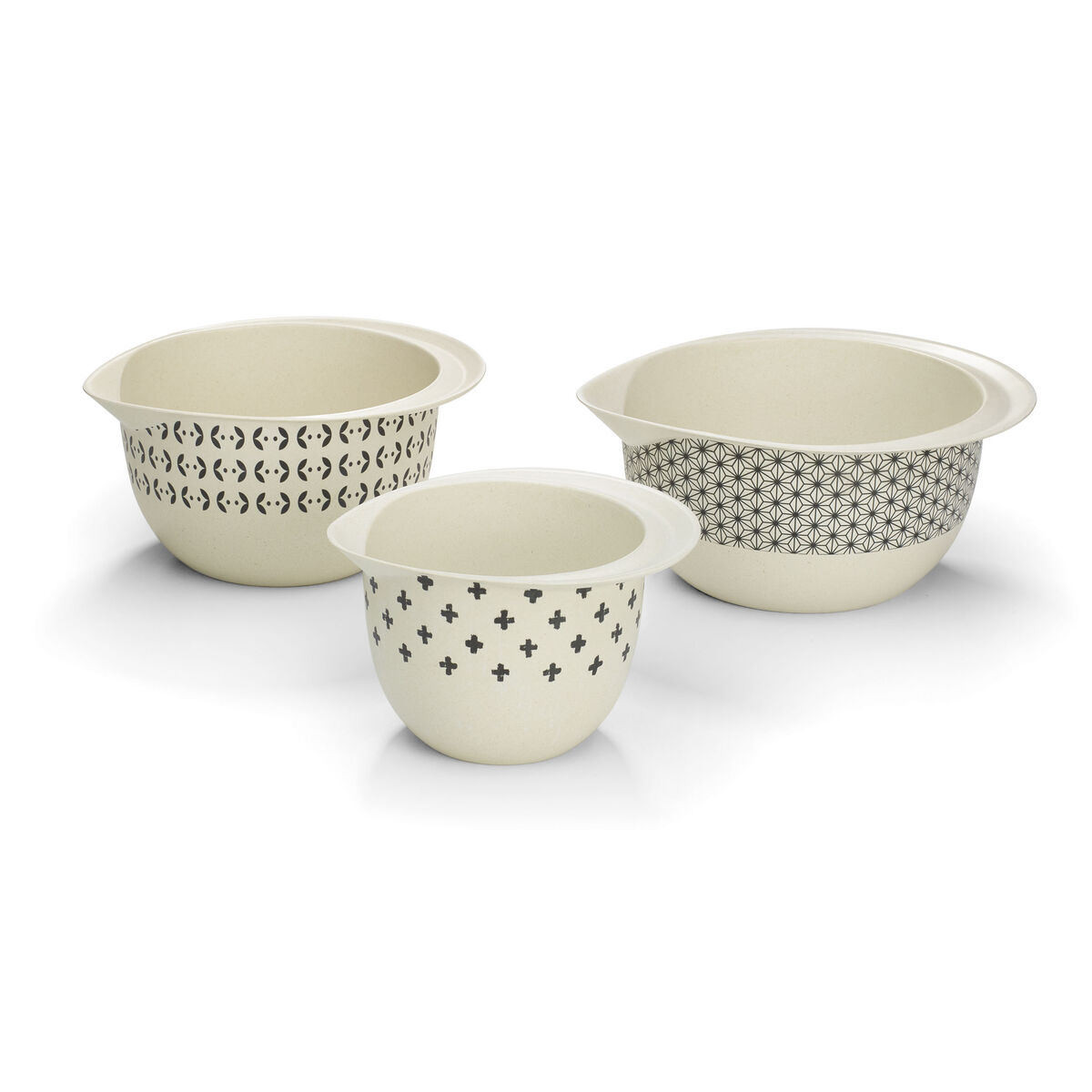 Discontinued Bamboo Fiber Mixing Bowls (Set of 3) 1