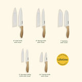 Advantage&reg; Ceramic-Coated Cutlery 10-Piece Knife Set