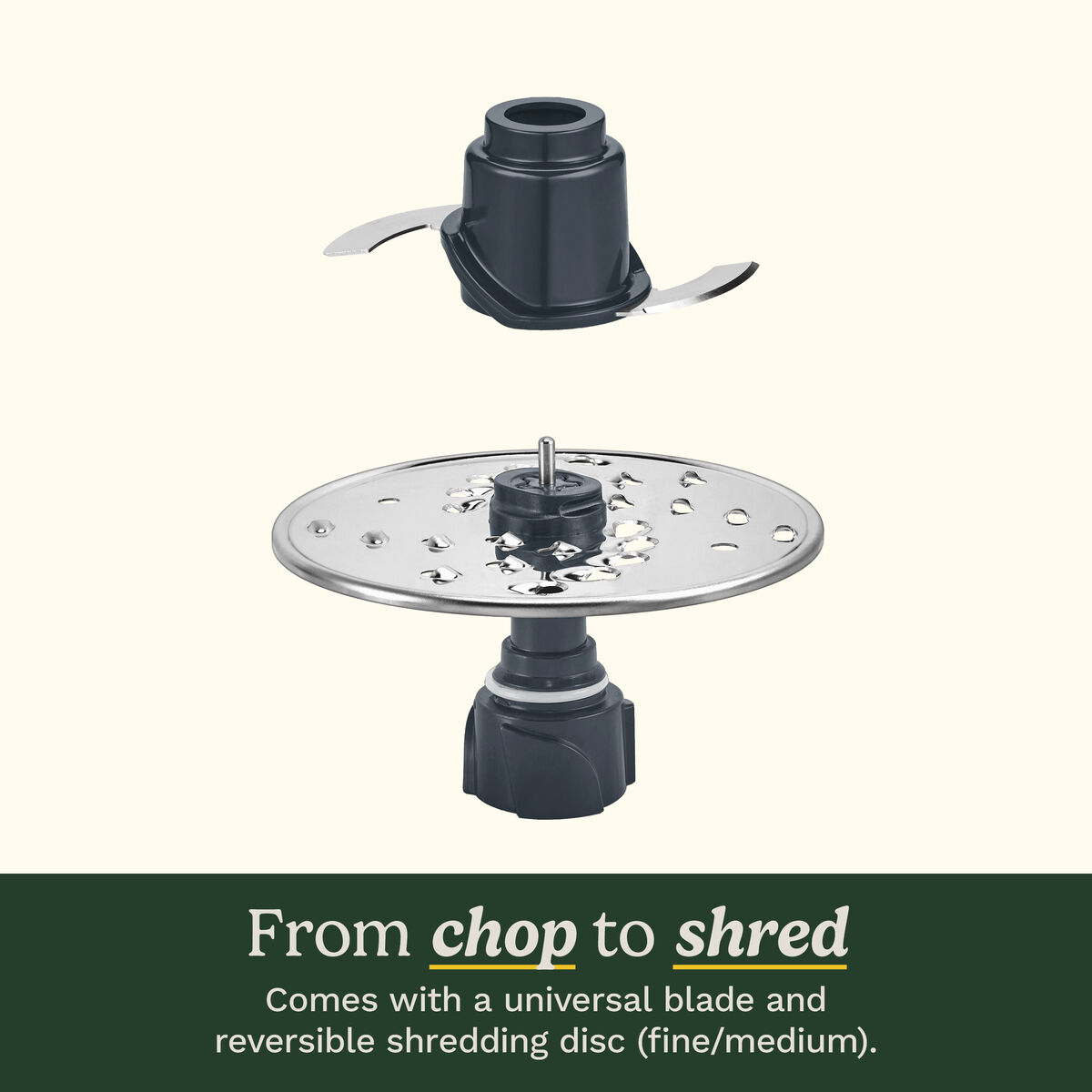 5-Cup Chop & Shred Food Processor 8