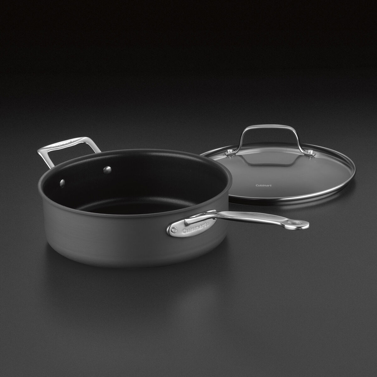 Chef's Classic&trade; Nonstick Hard Anodized 3.5 Quart Saut&eacute; Pan 3
