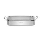 14" Lasagna Pan with Stainless Roasting Rack 1