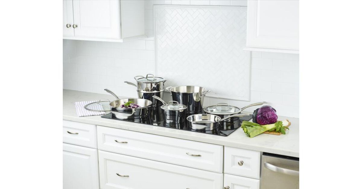Discontinued 11 Piece Conical Stainless Steel Induction Set 1