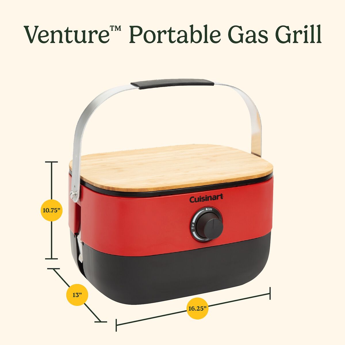 Venture™ Portable Gas Grill - Cuisinart