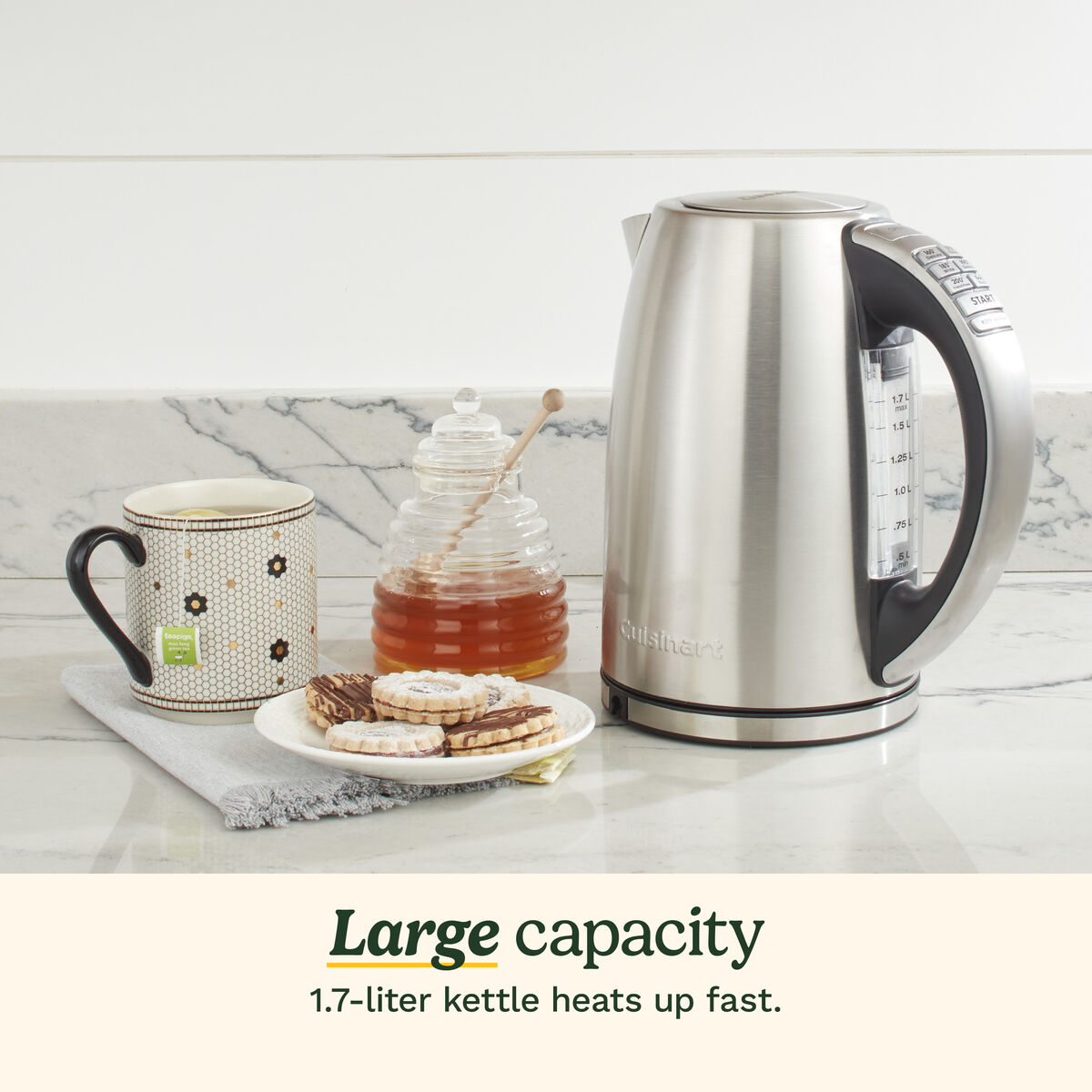 Cuisinart CPK-17C PerfecTemp Cordless Electric Kettle