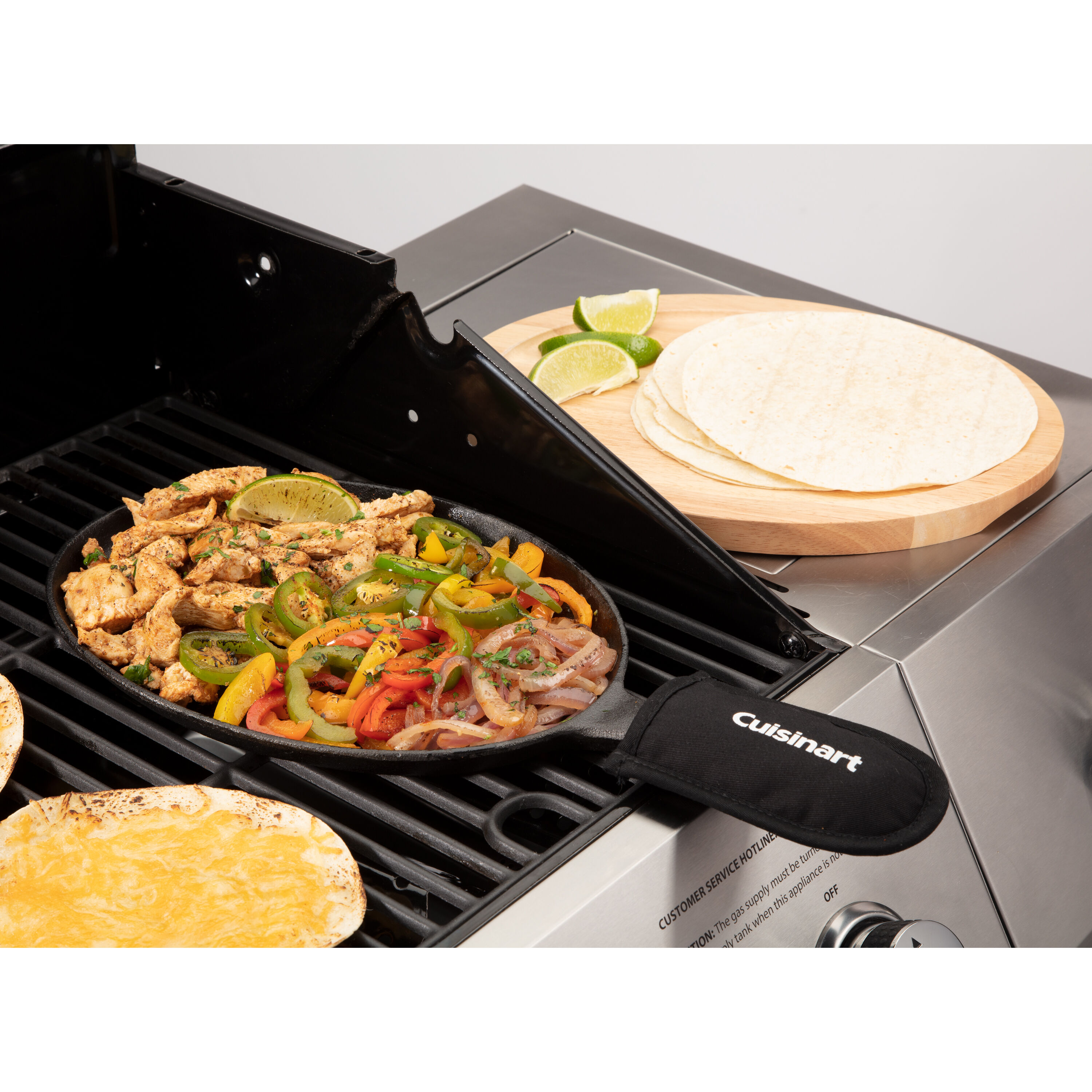 Cast Iron Fajita Skillet Set - Cuisinart