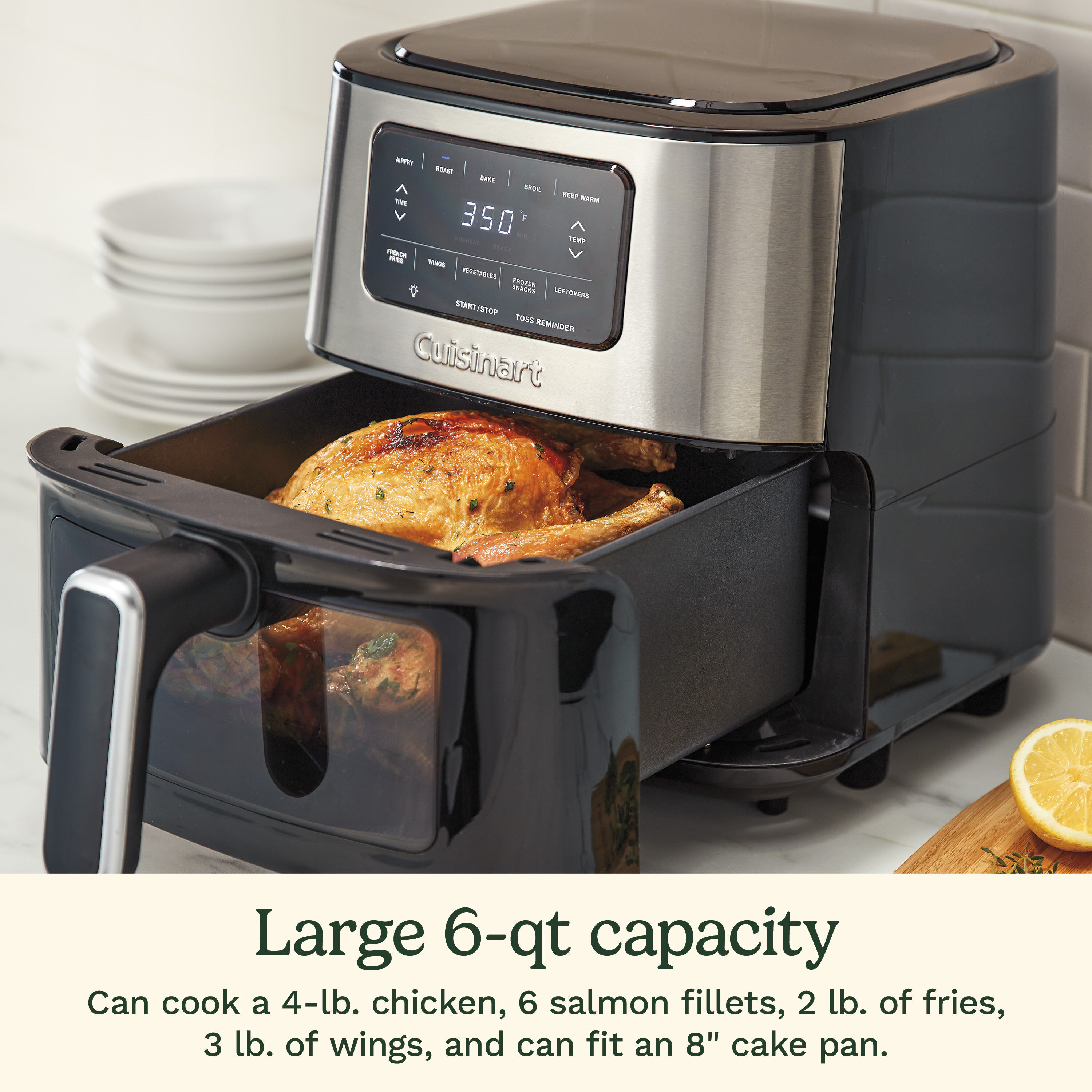 6-qt Large Basket Air Fryer (AIR-200NAS) - Cuisinart