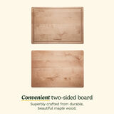 17&rdquo; Maple Wood Cutting Board 5