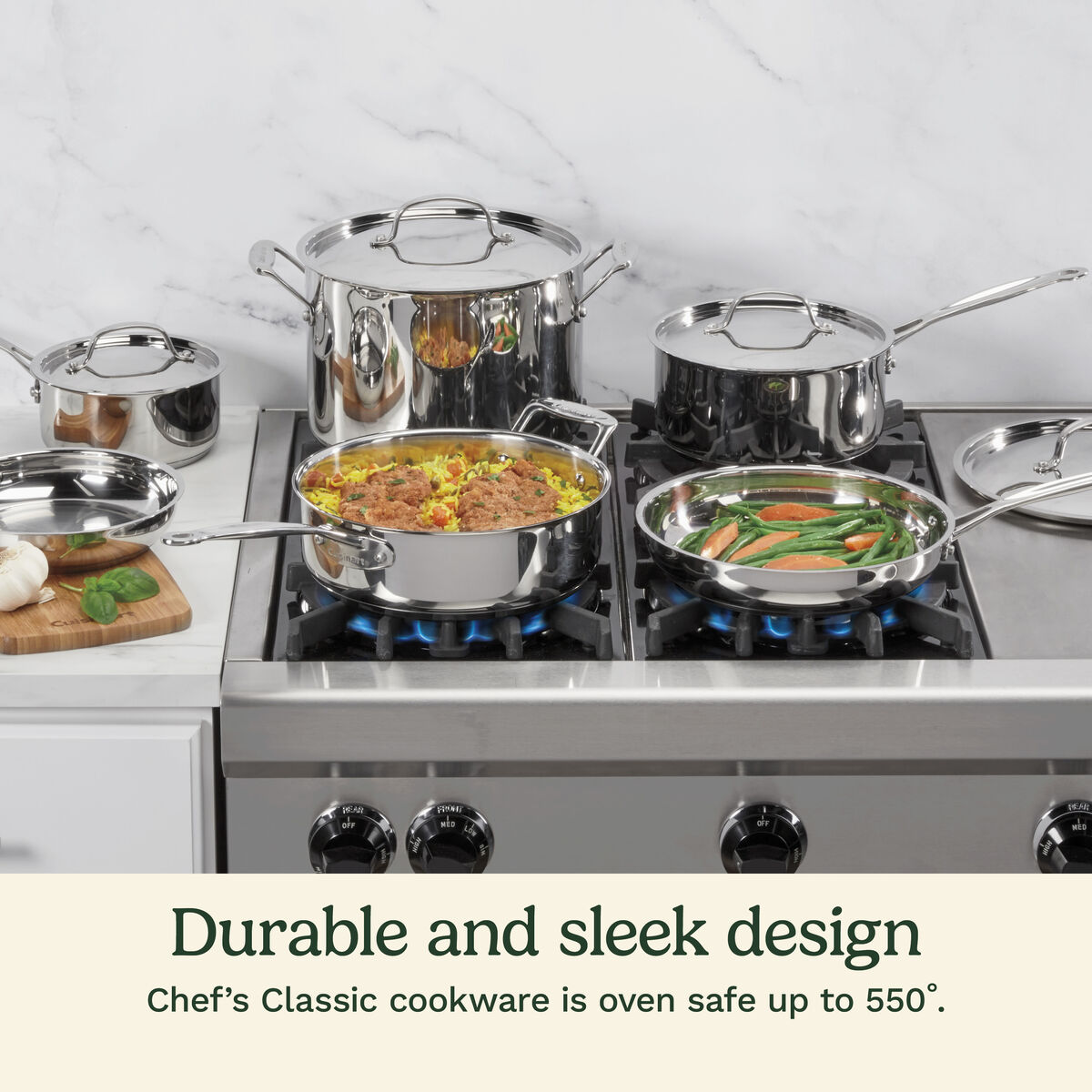 Chef's Classic&trade; Stainless 10 Piece Set