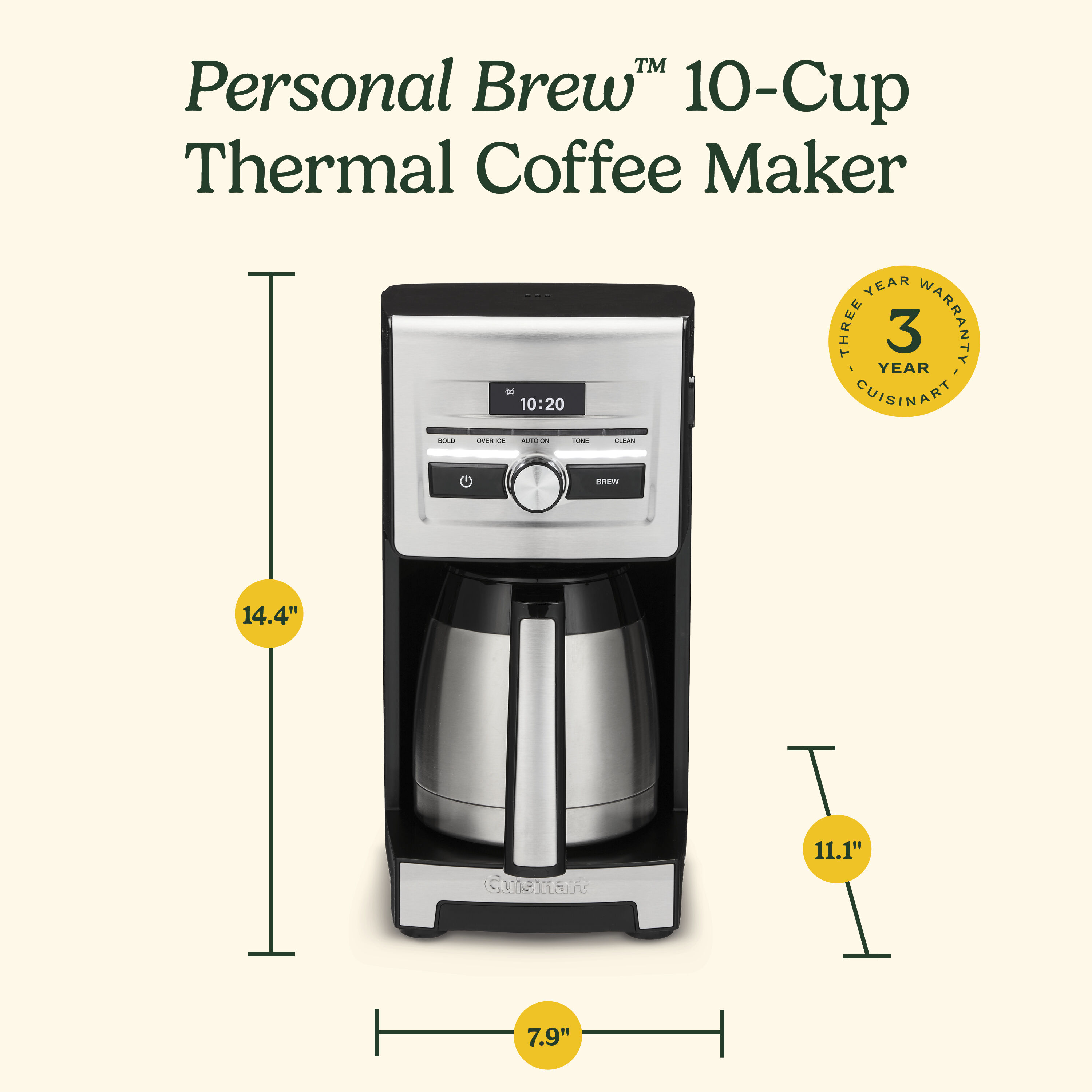 Personal Brew™ 10-Cup Thermal Coffee Maker - Cuisinart