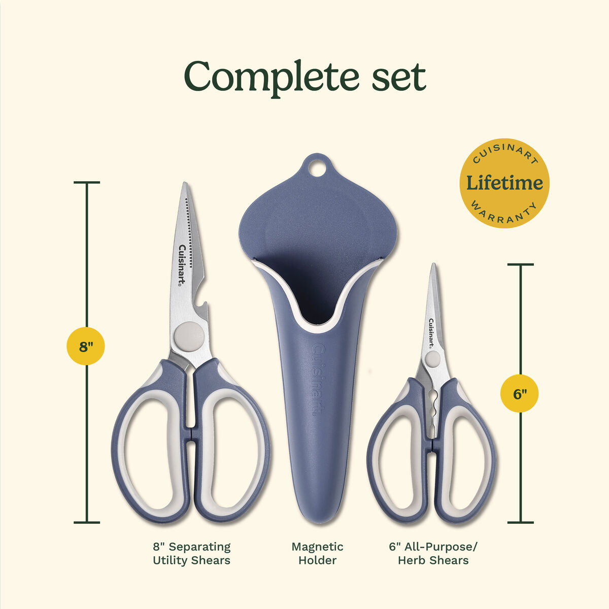 2-Piece Shears in Magnetic Holder 5