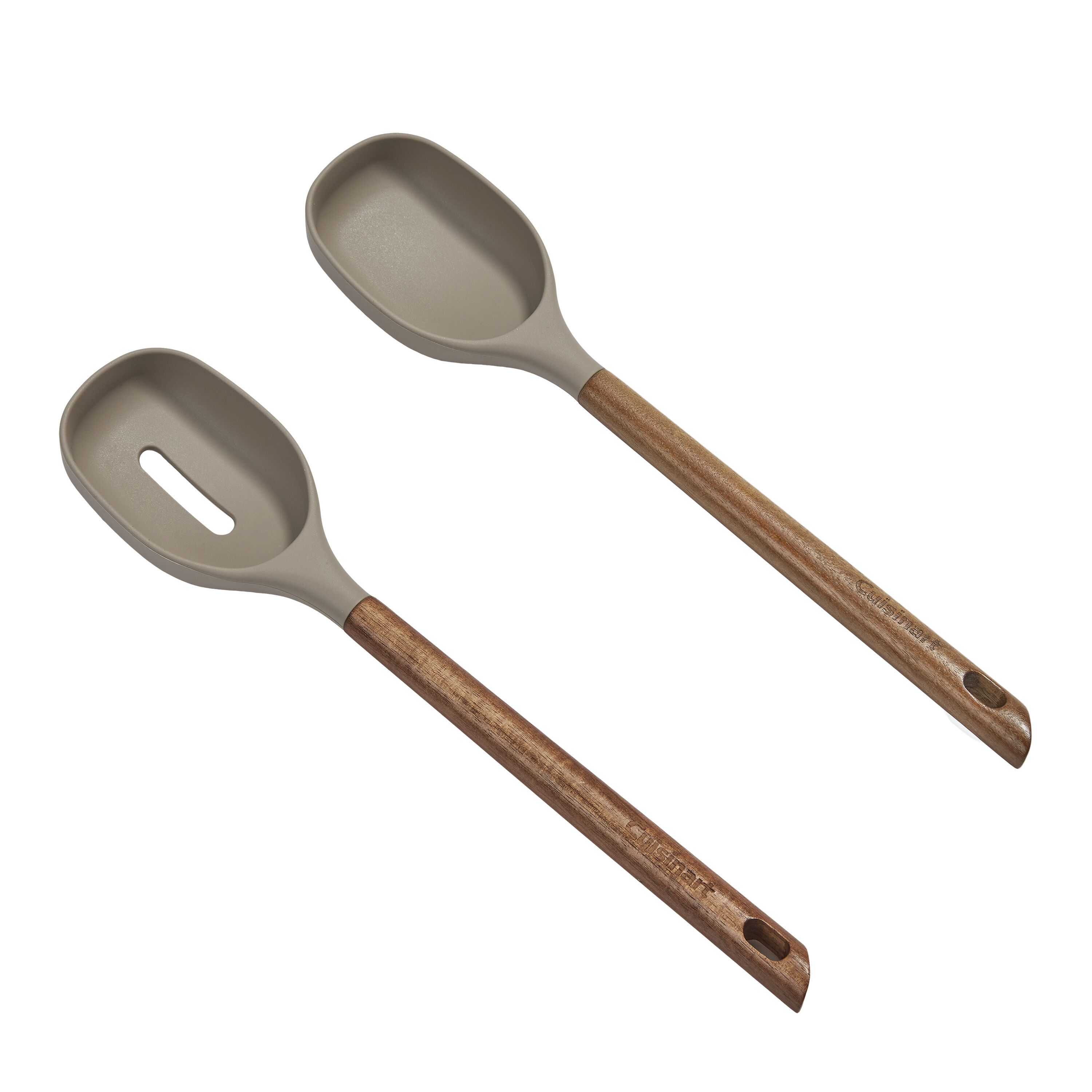 Acacia Fusion Slotted Spoon & Solid Spoon Set - Cuisinart