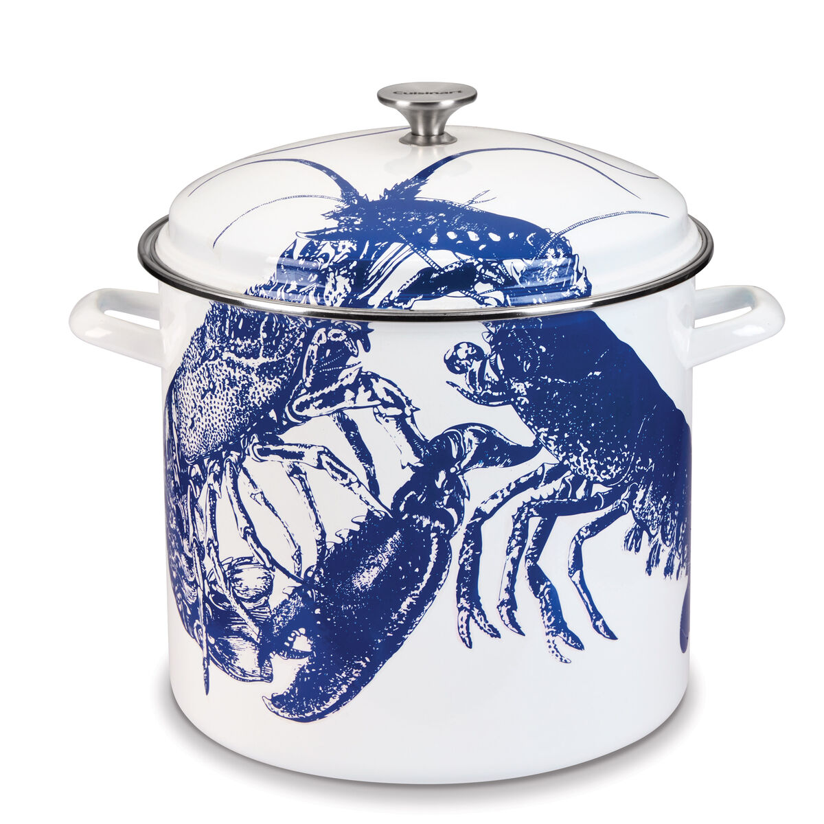Discontinued Caskata&trade; 16 Qt. Enamel on Steel Stockpot with Cover 1