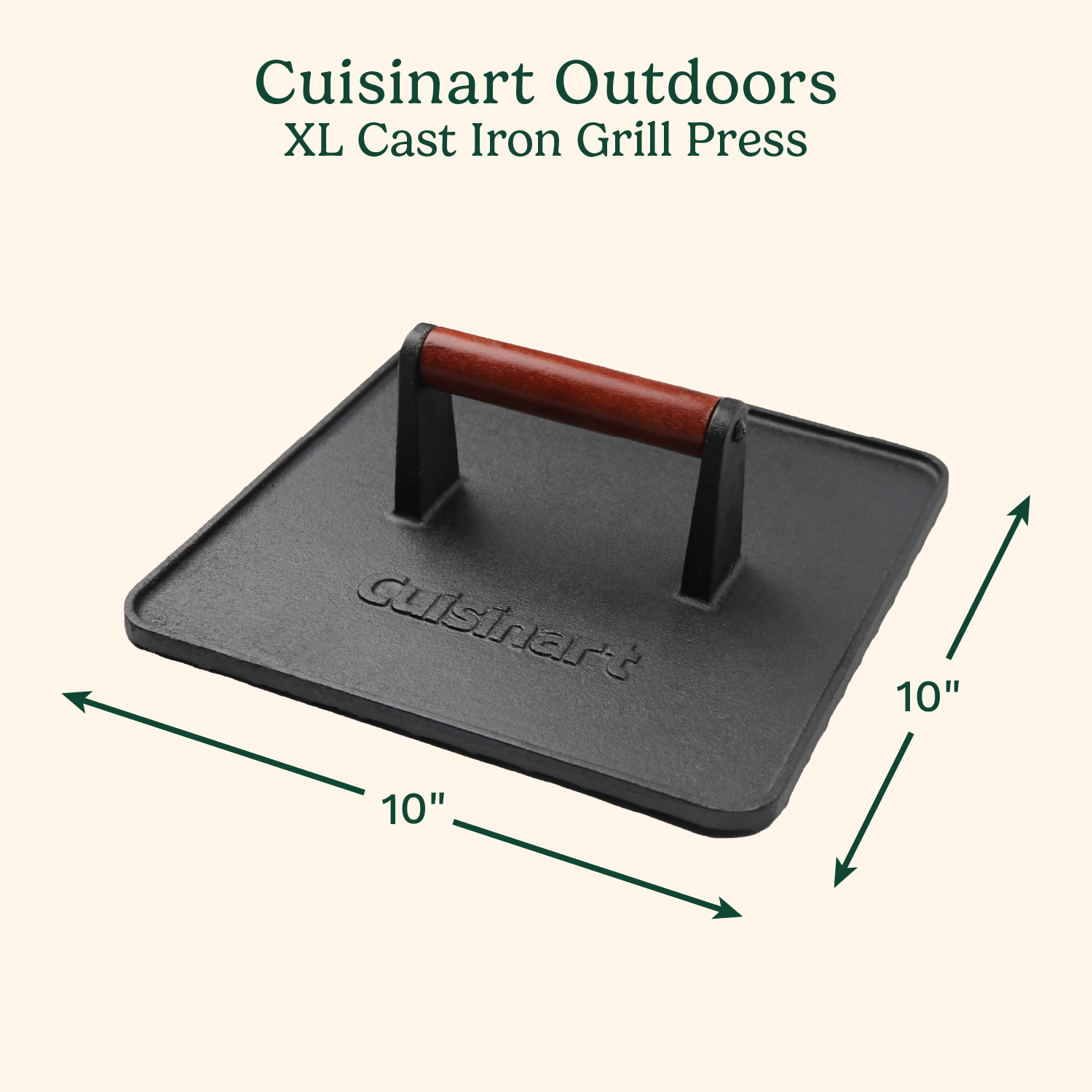 Cuisinart Cast Iron Griddle Press - Thumbnail 4