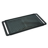 Reversible Cast Iron Grill/Griddle Plate 8