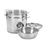 Chef's Classic&trade; Stainless 12 Quart Pasta/Steamer 4 Piece Set
