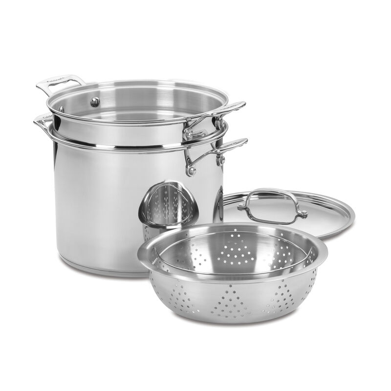 Chef's Classic&trade; Stainless 12 Quart Pasta/Steamer 4 Piece Set